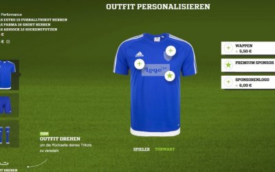 Angebot für Fußballteams: Perfektes Outfit mit dem Trikot-Konfigurator