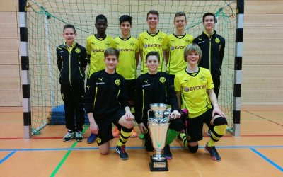BVB Dortmund gewinnt den 6. WFLV-U14-Junioren-Futsal-Cup