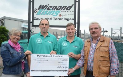 Benefizturnier in Vardingholt bringt 6000 Euro für das Projekt 30