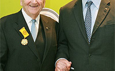 DFB-Ehrenpräsident Egidius Braun erhält „Orden Mexicana del Águila Azteca“