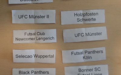 Achtelfinale im WFLV Futsal Pokal 2015 ist ausgelost - Überraschungen in der Qualifikation
