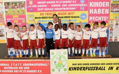 UNICEF-Kicker des FC St.Hubert sorgen seit 30 Jahren für Glücksmomente