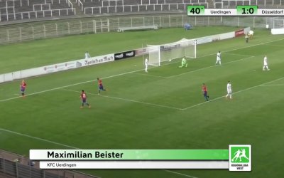 Torshow: Beister schießt Uerdingen zum nächsten Sieg – Viktoria hält Anschluss