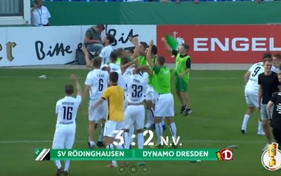 Video: So stark trumpfte Regionalligist Rödinghausen beim Pokal-Debüt auf