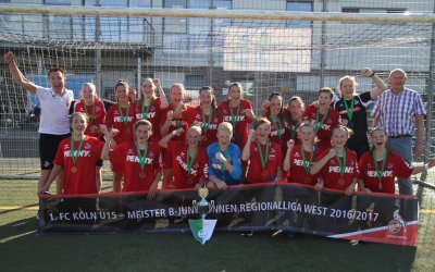 U16-Juniorinnen des 1. FC Köln feiern West-Titel - Iserlohn steigt auf