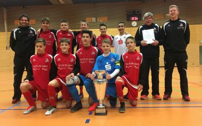 1. FC Köln trumpft bei der WDFV-U14-Junioren-Hallenmeisterschaft auf