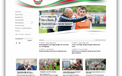 Frisches Design auf der WFLV-Homepage